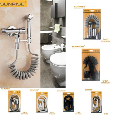 Sunrise Stainless Chrome Pvc Bidet Spray Set Heavy Duty Shopee