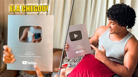 Unboxing Placa De 100k Finalmente Chegou Um Sonho Realizado Youtube