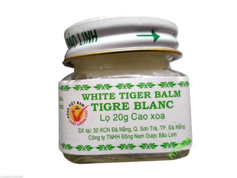 White tiger balm Vietnam tigre blanc ointment pain relief