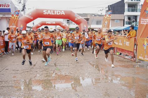 M S De Atletas Participaron De La Carrera K Por La Salud Y La