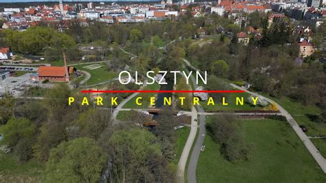 Olsztyn Park Centralny Central Park DJI Mini 3 Pro 4K YouTube