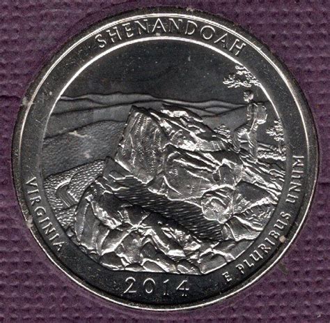 2014 P Shenandoah America The Beautiful Quarters 105 026 For Sale