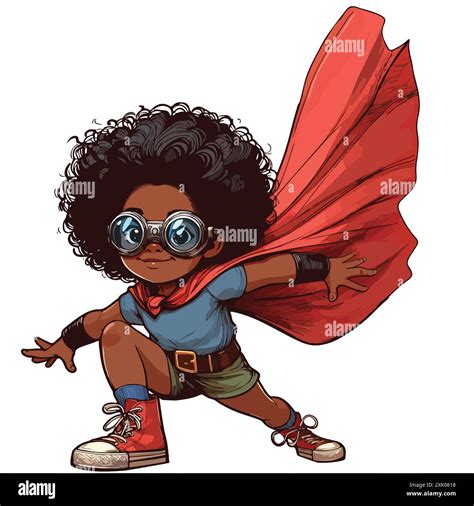 Super Hero Girl Stock Vector Image Art Alamy