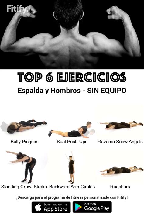 TOP 6 EJERCICIOS Espalda Y Hombros SIN EQUIPO Mejora Tu Postura Y