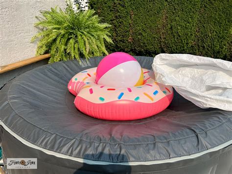 Hot Tub Rain Cover 002 Funky Junk InteriorsFunky Junk Interiors
