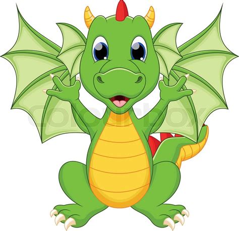 Drachen Drache Clipart Stock Vektor Colourbox