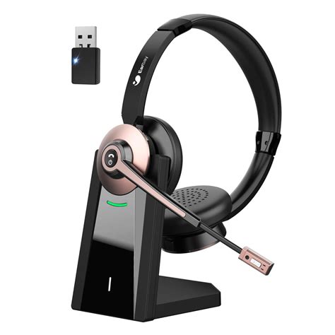 17-Wireless Headset, Bluetooth Headset with Microphone Noise Canceling ...