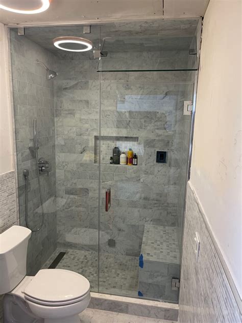 Frameless Glass Shower Enclosure Hillcrest Ca Patriot Glass And Mirror San Diego Ca