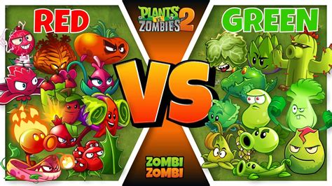 Pvz 2 Red Plants Vs Green Plants Which Team Will Win Team Plants