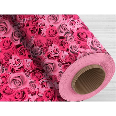 TNT Estampado Mewi Painel Floral Rosa 2 M X 1 40 M De Largura 40 G