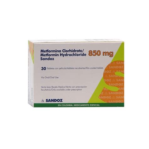 Metformina Mg Sz Tabletas Drogas Exito