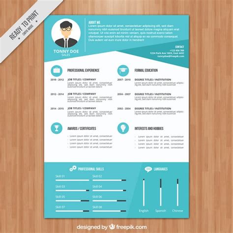 Resume Vector At Collection Of Resume Vector Free For