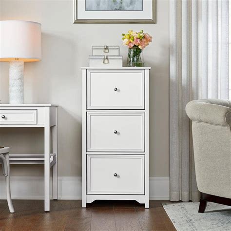 Home Decorators Collection Bradstone Drawer White File Cabinet Js