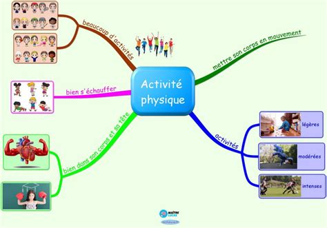 Carte Mentale L Activit Physique Ce Cm Cm Ma Tre Lucas