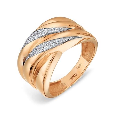 Ringe Damen Ring 585 Rotgold mit Zirkonia DR14201B044 Größe 66 21