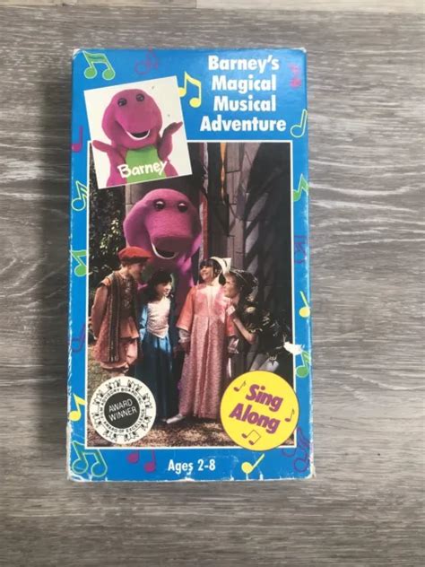 BARNEY BARNEYS Magical Musical Adventure VHS 1993 Veuillez Lire