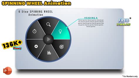 Spinning Wheel Powerpoint Template