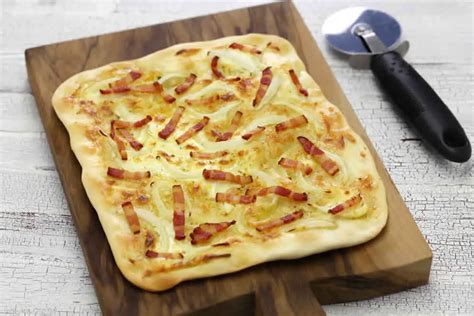 Tarte flambée alsacienne au Thermomix