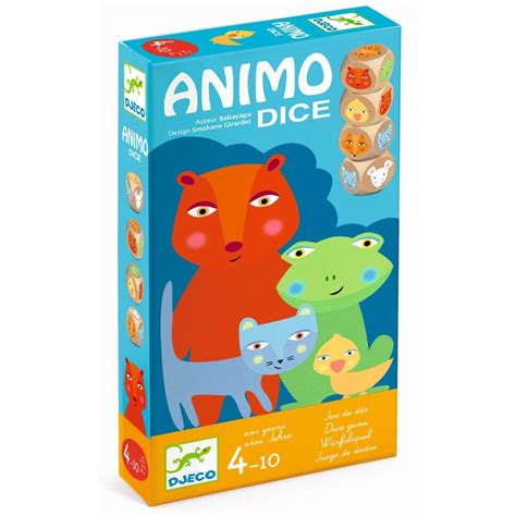 Djeco Würfelspiel Animo Dice 1100Kind