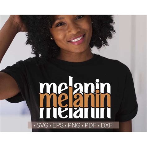 Melanin Svg Melanin Png Afro Svg Black Woman Svg For Shir Inspire