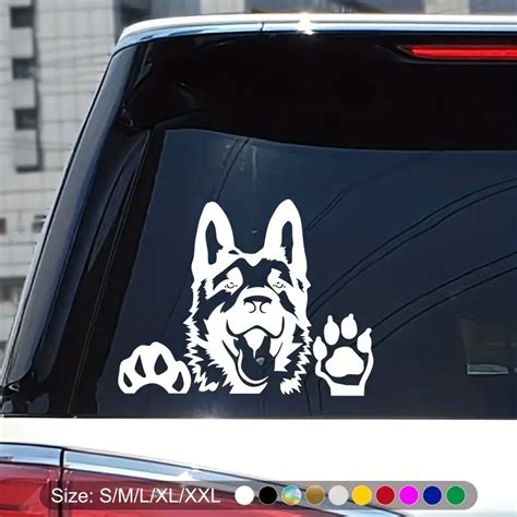 German Shepherd Dog Waterproof Decal Removable Vinyl Decals Temu Ireland