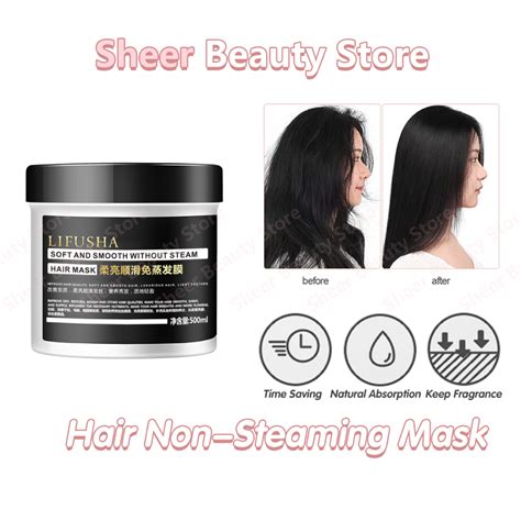 Hair Mask Hair Treatment Mask Deep Repair Hair Film Nourishment Softening Conditioner Shopee