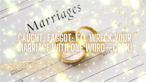 Caught Fag I Ll Wreck Your Marriage With One Word Cock Amateur Amateur Porn XHamster