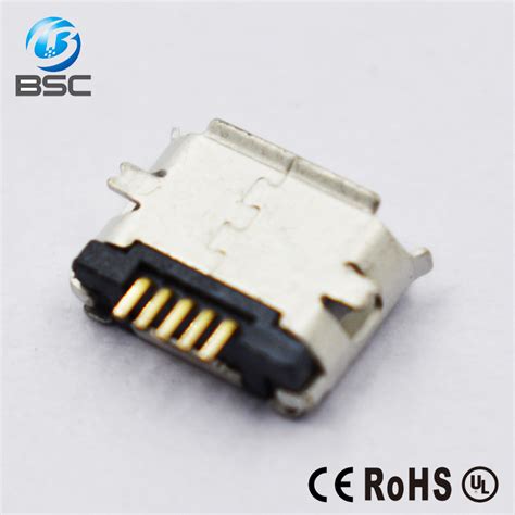 Electrical Equipment And Supplies 10pcs Usb Type B Male 5pin Smt Socket Jack Connectors Port Pcb