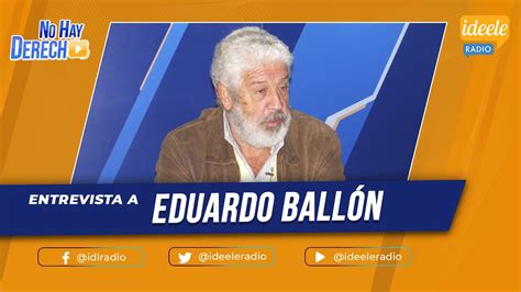 Eduardo Ball N En No Hay Derecho Con Glatzer Tuesta