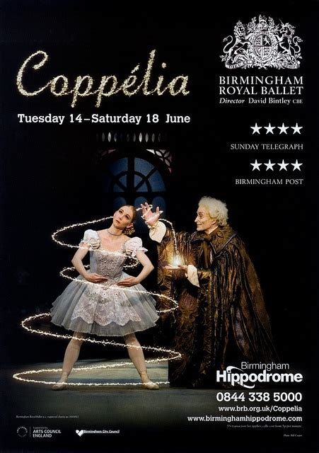 Copp Lia Birmingham Hippodrome Royal Ballet Coppelia Ballet