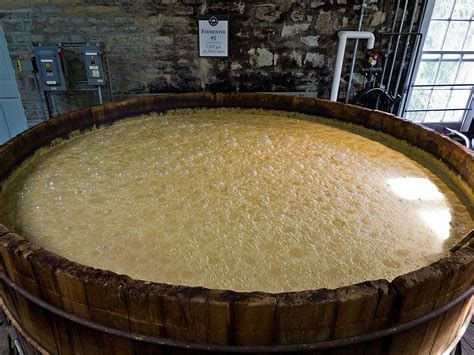 fermenting mash used to produce woodford reserve whiskey