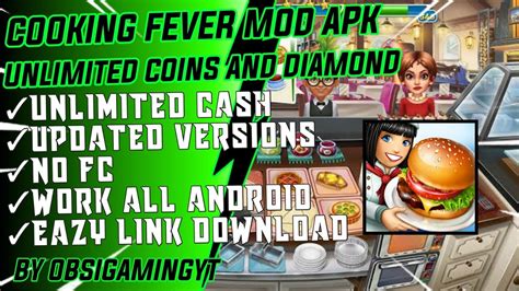 Cooking Fever Mod Apk Unlimited Coins And Diamonds Cooking Fever Hack Youtube