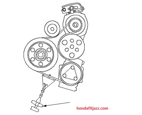 Honda Fit Serpentine Belt Diagram