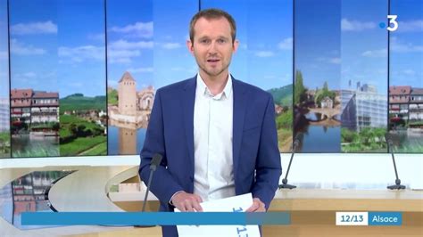 Émission du vendredi 18 août 2023 en replay JT 12 13 Alsace