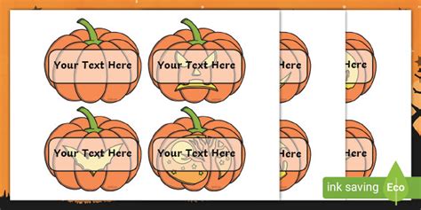 Editable Pumpkin Pictures Display Resources Twinkl