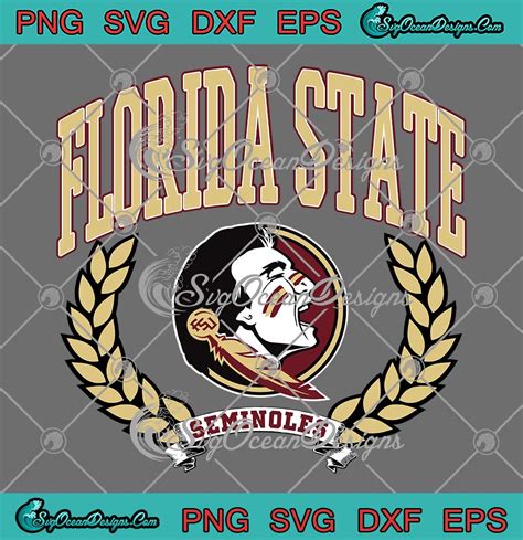 Florida State Seminoles Vintage Logo SVG NCAA Football The Victory