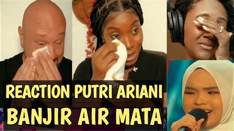 Reaksi Para Musisi Luar Negeri Saat Reaction Putri Ariani YouTube