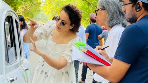 Emergency Kangana Ranaut Shares Bts Photos Gives Fans A Glimpse Of