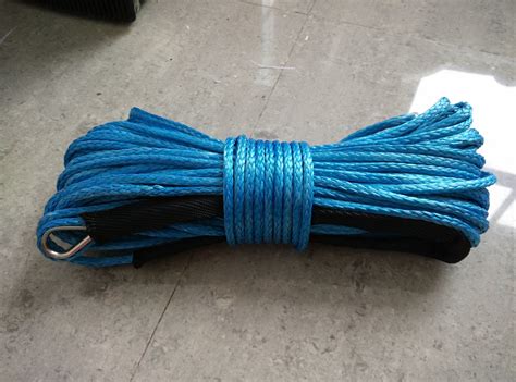 Blue 10mm 30m 12 Strand UHMWPE Winch Rope China 12 Strand Rope And