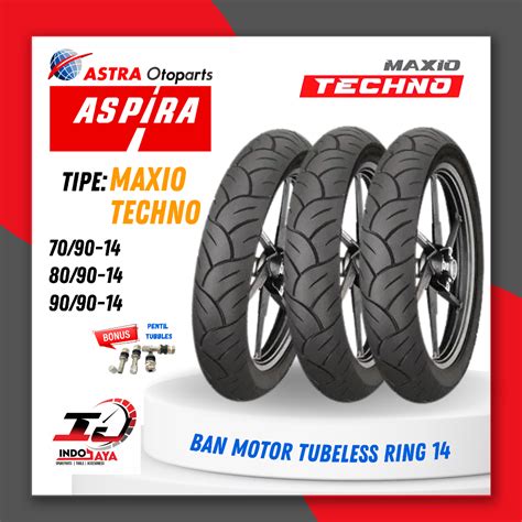 Jual BAYAR DI TEMPAT BAN ASPIRA TUBELESS 70 90 14 80 90 14 90 90