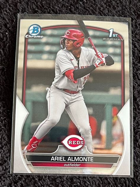 2023 BOWMAN CHROME 1ST PROSPECTS ARIEL ALMONTE REDS EBay