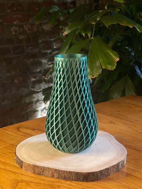 Flower Vase Decorative Vase 3d Print Vase Double Etsy