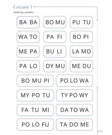 Afazja To Zestaw Wicze Dla Dzieci Rozwiajaj Ca Mow I Rozumienie