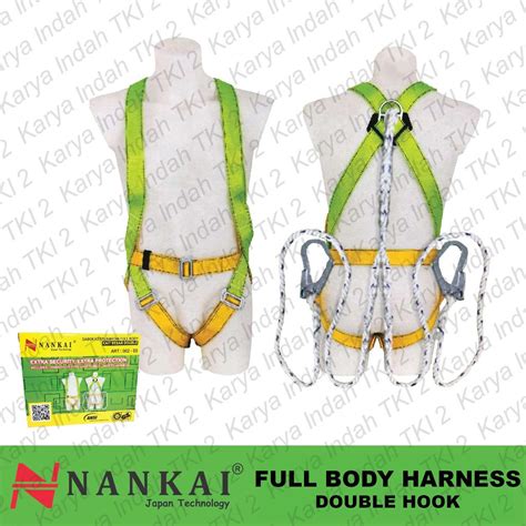 Jual Fgd Full Body Harness Double Hook Nankai Safety Belt Sabuk