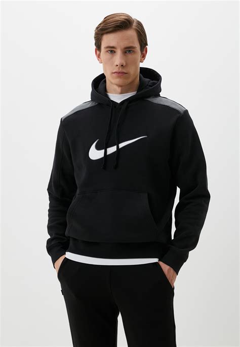 Худи Nike M NSW SP FLC HOODIE BB, цвет: черный, RTLADM877601 — купить в ...