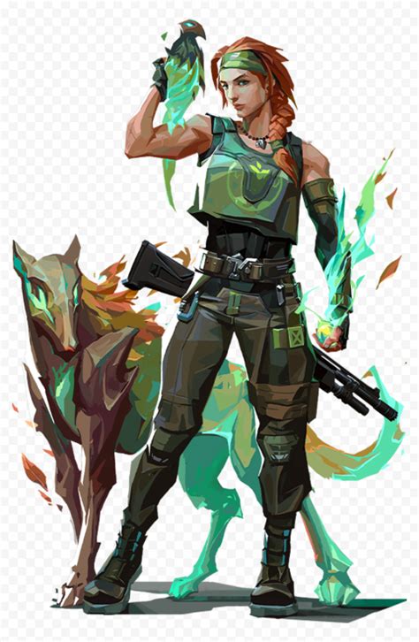 Hd Valorant Skye Female Agent Character Player Png Pxpng