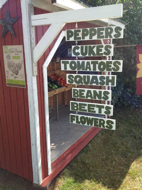 Signs Listing Our Produce Offerings On The Farm Stand Farm Stand Farm Organic Gardening