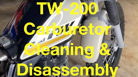 Yamaha TW-200 Carburetor Disassembly and Adjustment