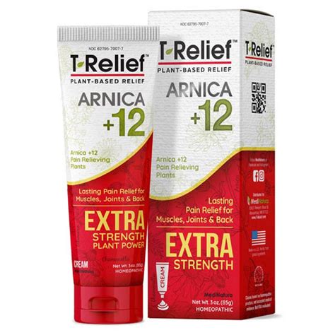 Medinatura T Relief Extra Strength Pain 3 Oz Cream Relieves Muscle Joint And Nerve Pains