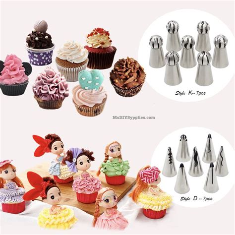 Pcs Stainless Steel Pastry Nozzles Set Icing Piping Tips Etsy